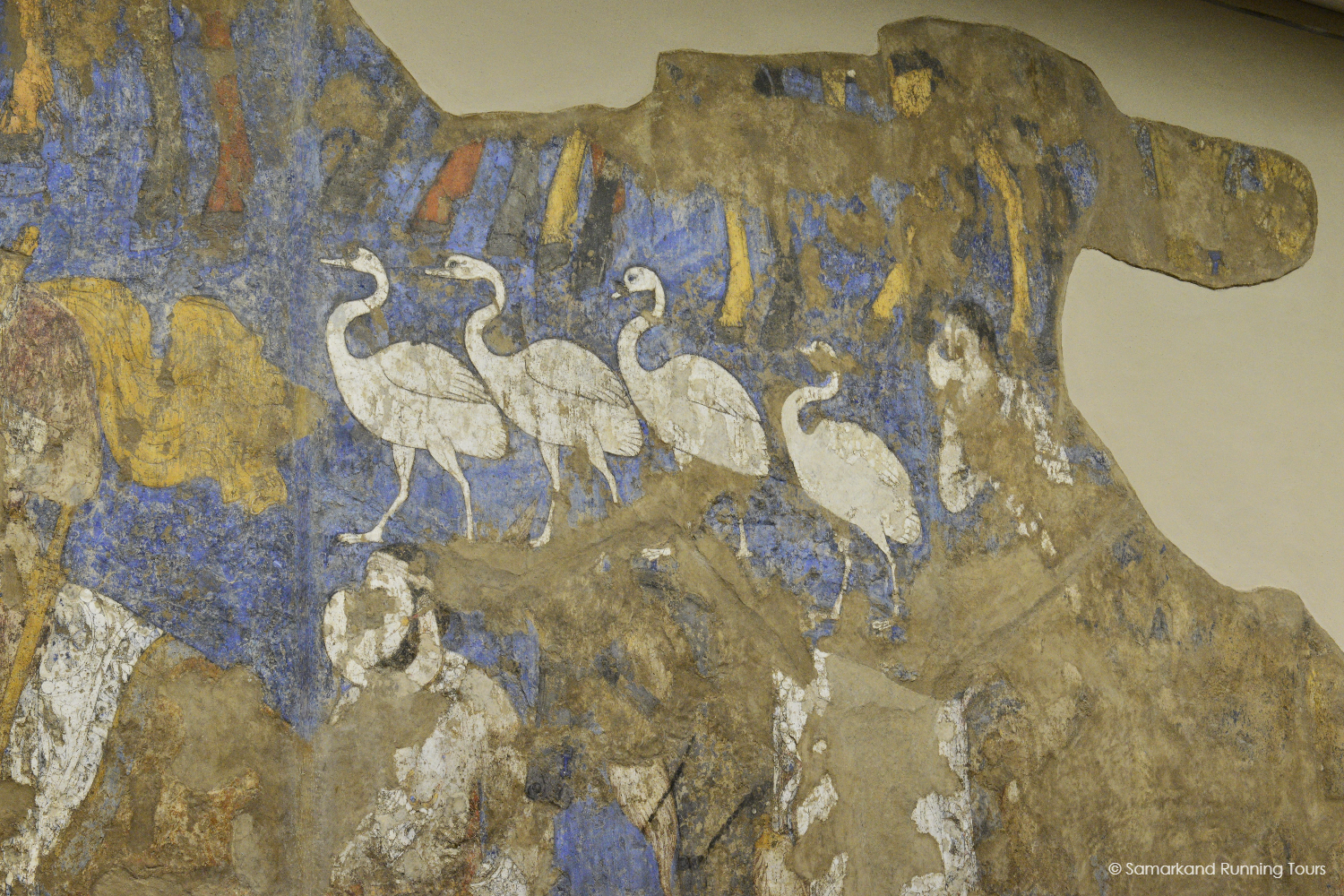 Afrasiab mural paintings, Samarkand
