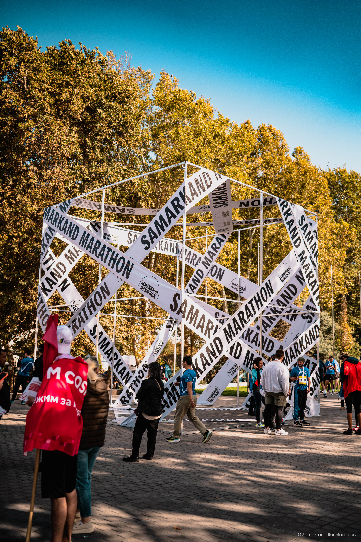 Samarkand Marathon - Race bib day